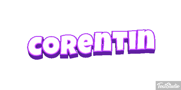 Corentin Effet de texte