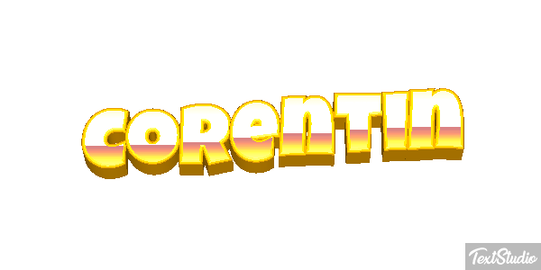 Corentin Effet de texte