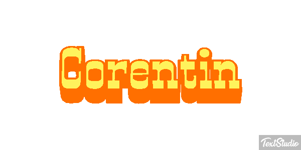 Corentin Effet de texte