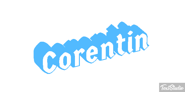 Corentin Effet de texte