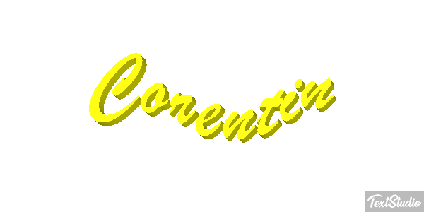 Corentin Effet de texte