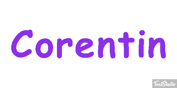 Corentin Effet de texte