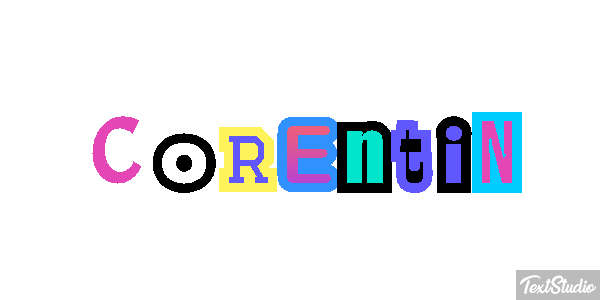 Corentin Effet de texte