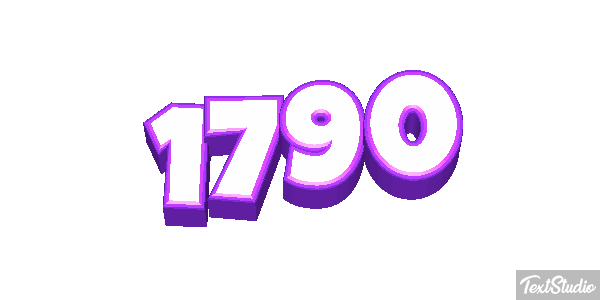 1790 Text effect