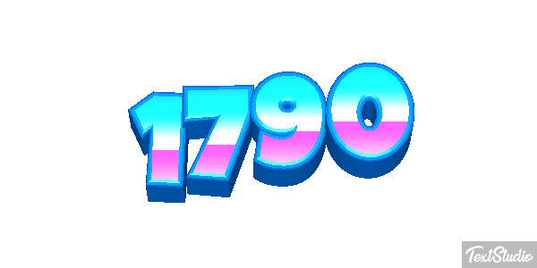 1790 Text effect