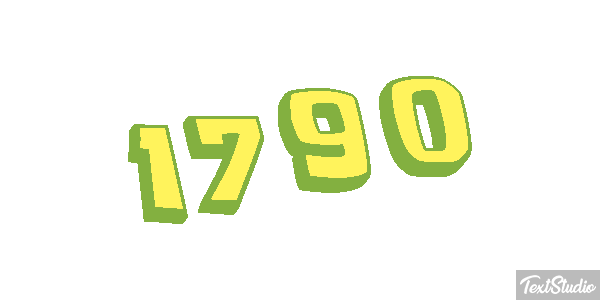 1790 Text effect