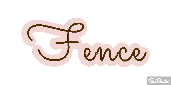 Fence テキスト効果