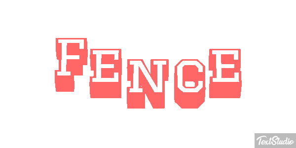 Fence テキスト効果
