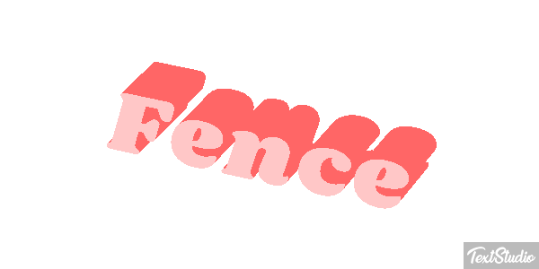 Fence テキスト効果