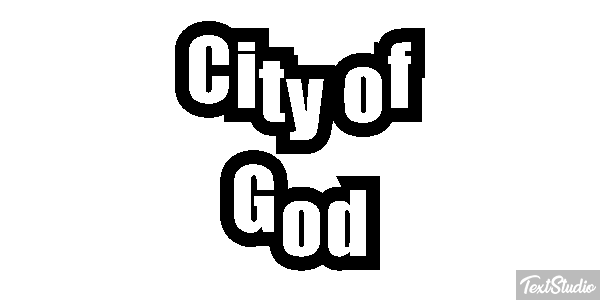 City of God Effetto testo