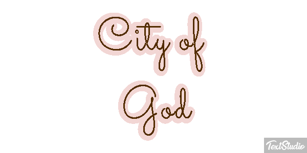 City of God Effetto testo
