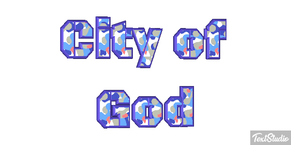 City of God Effetto testo