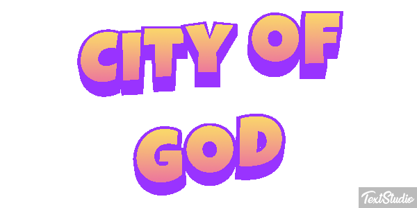 City of God Effetto testo