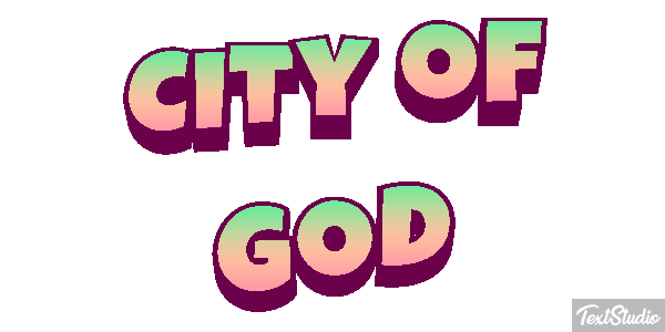 City of God Effetto testo