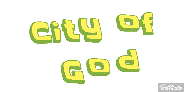 City of God Effetto testo