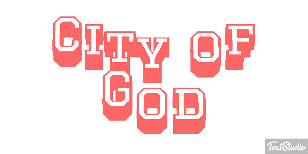 City of God Effetto testo