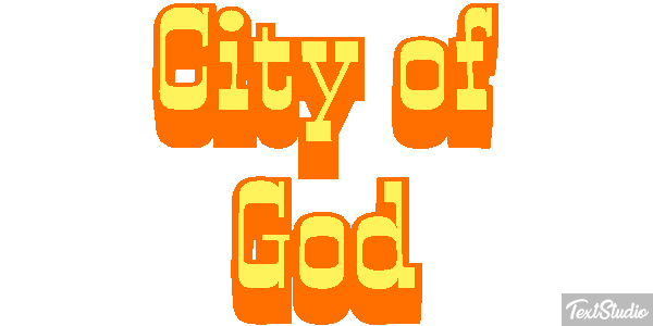 City of God Effetto testo