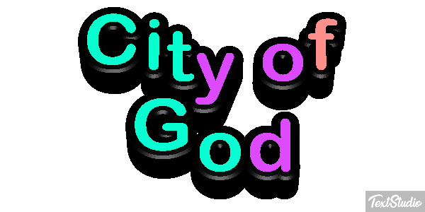 City of God Effetto testo