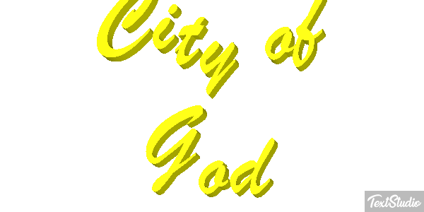 City of God Effetto testo