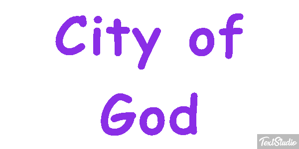 City of God Effetto testo