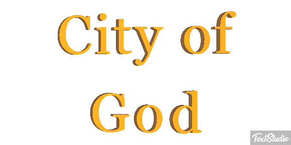 City of God Effetto testo