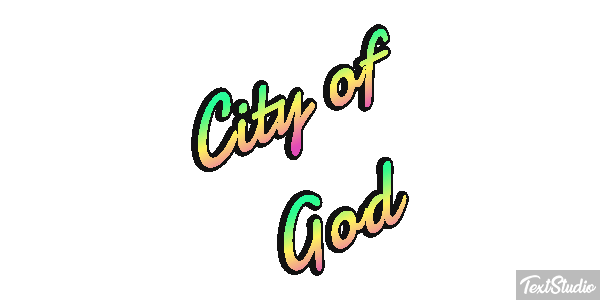 City of God Effetto testo