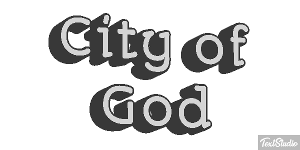City of God Effetto testo