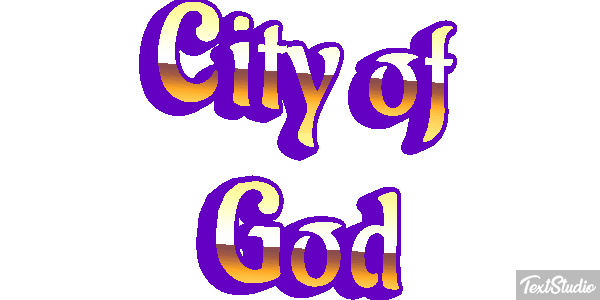 City of God Effetto testo