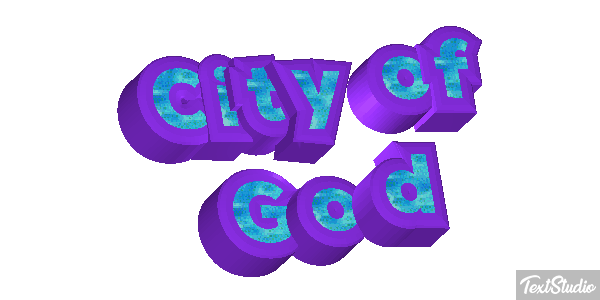 City of God Effetto testo