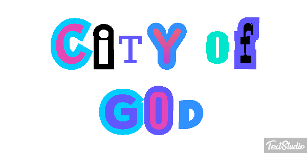 City of God Effetto testo