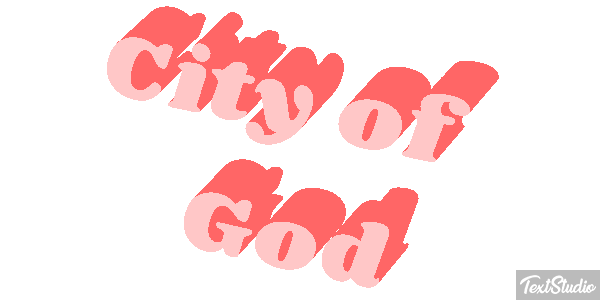 City of God Effetto testo