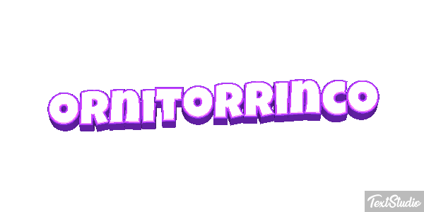 Ornitorrinco Tekst effect