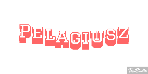 Pelagiusz Текстовый эффект