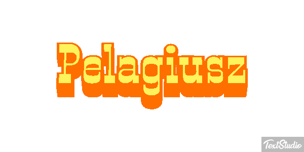 Pelagiusz Текстовый эффект