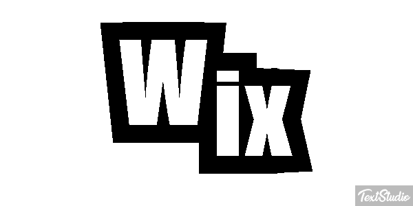 Wix Text effect