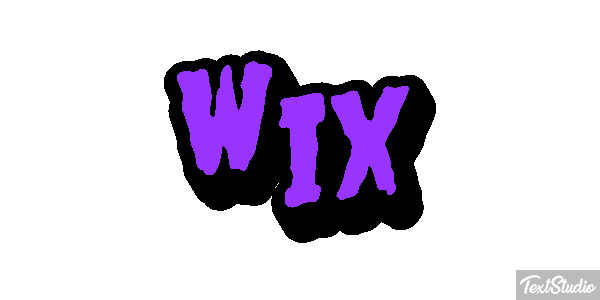 Wix Text effect