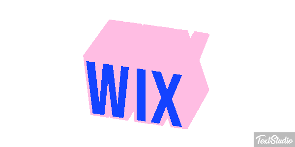 Wix Text effect