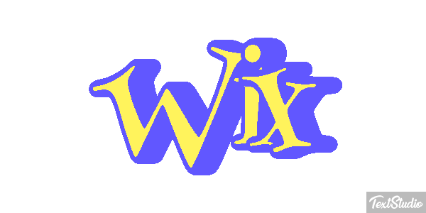Wix Text effect