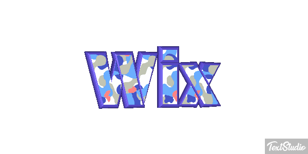 Wix Text effect