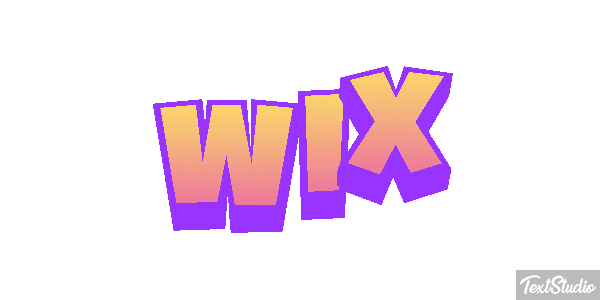 Wix Text effect
