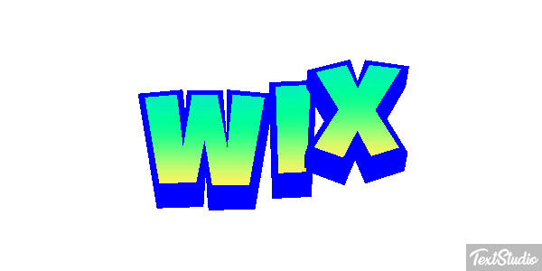 Wix Text effect