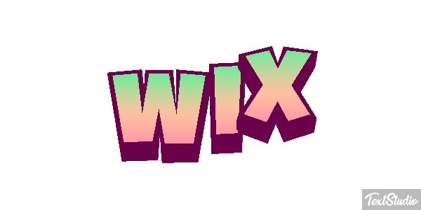 Wix Text effect