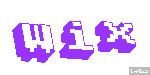 Wix Text effect