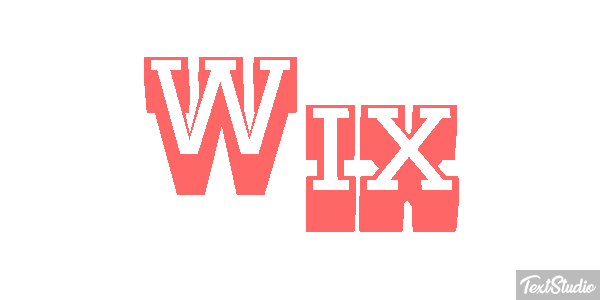 Wix Text effect
