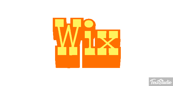 Wix Text effect