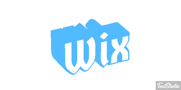 Wix Text effect