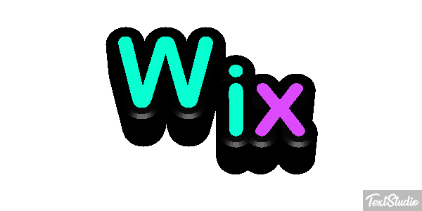 Wix Text effect