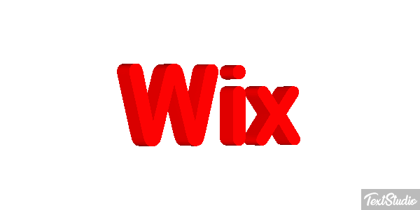 Wix Text effect