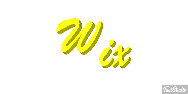Wix Text effect