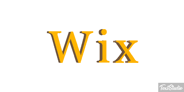 Wix Text effect